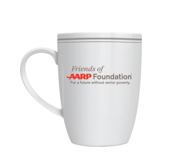 Friends of AARP Foundation mug